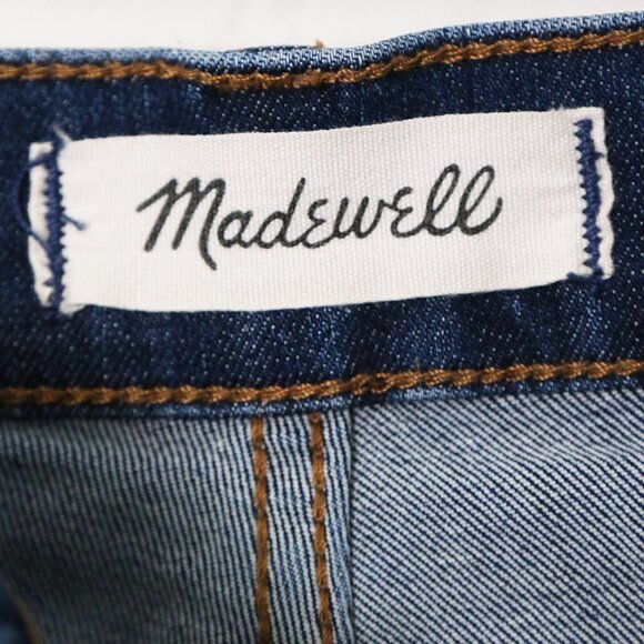 Madewell 10" High-Rise Skinny Jeans Drop-Hem Edition Women's 26 Button Fly $135 - Picture 6 of 16